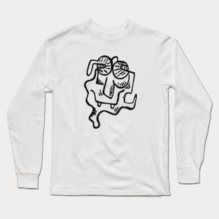 smiley ghost Long Sleeve T-Shirt